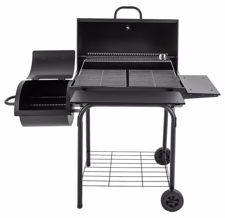 Barbecue a carbone autoportante - Nero - 147 x 70 x 126 cm