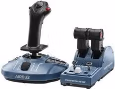 Thrustmaster TCA Officer Pack Airbus Edition Joystick e Quadrante per Simulazione di Volo PC Nero e Blu