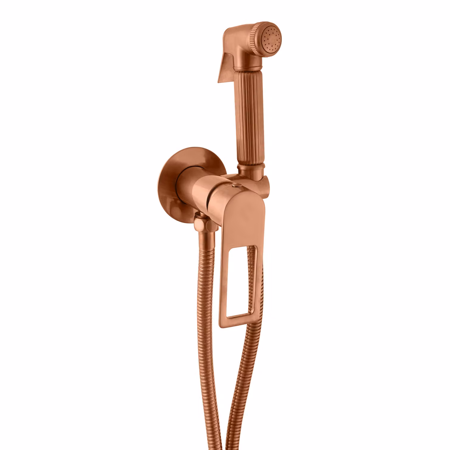 Slezák-RAV Miscelatore per bidet da incasso NIL - rosa dorato - spazzolato, Colore: ROSA ORO - spazzolato , Finitura superficiale: PVD