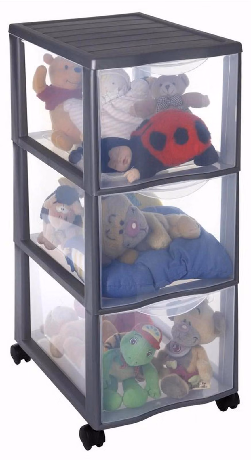 Azomor®: mobile a torre con rotelle e 3 cassetti per un ambiente domestico e lavorativo ben organizzato