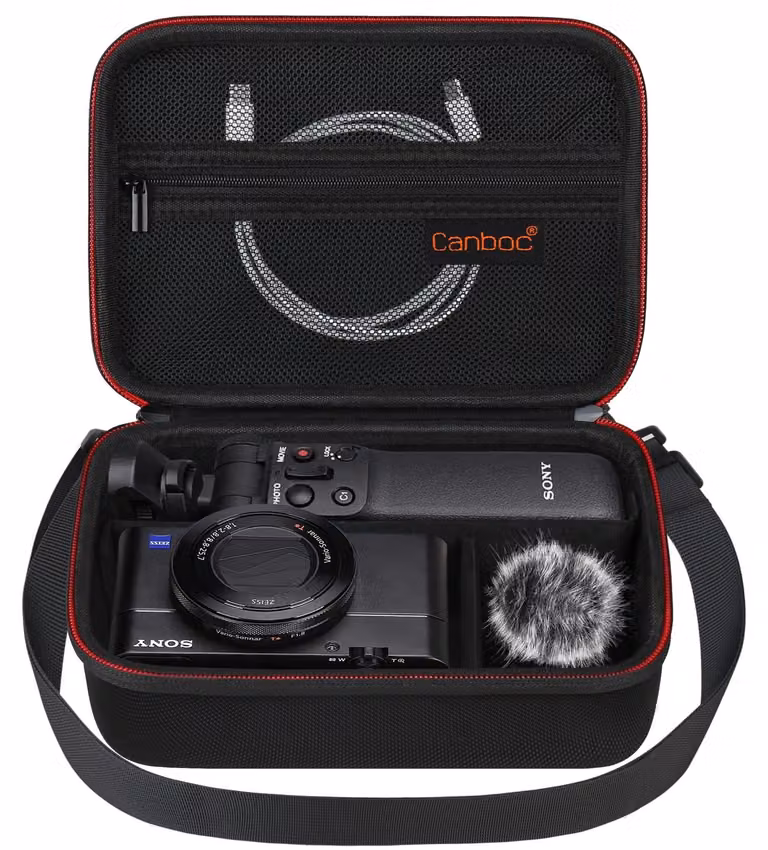 Borsa portatile per fotocamere digitali utilizzate per vlog