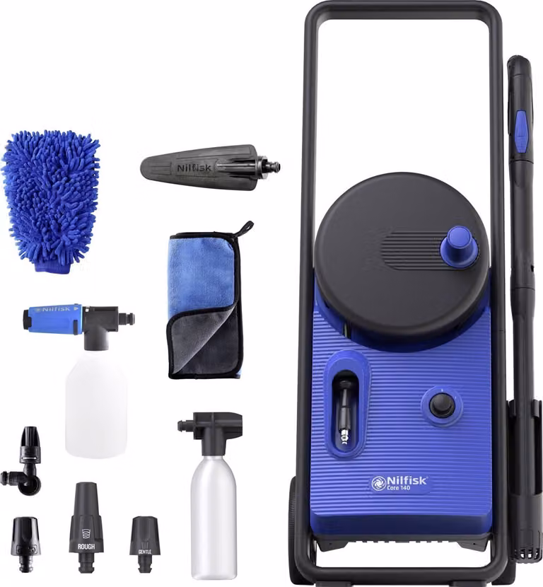 Nilfisk Core 140-8 PowerControl In-Hand PREMIUM CAR pressure washer Upright Electric 474 l/h 1800 W Blue