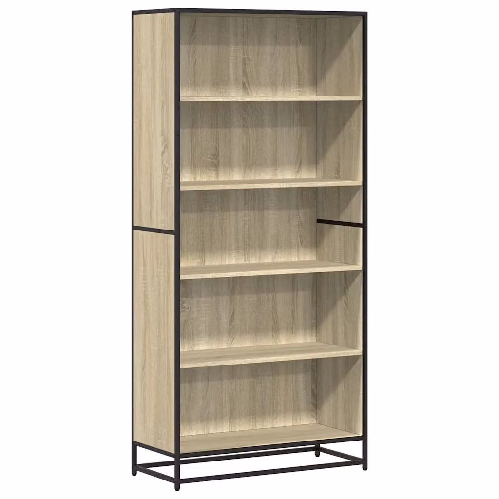 Libreria-Scaffale Design Mania in Stile Industrial, Colore Marrone, L: 80,5 cm, P: 35 cm, H: 170,5 cm – 2