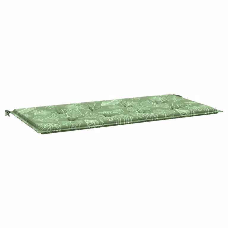 Cuscino per Panca a Foglie 120x50x4 cm in Tessuto Oxford