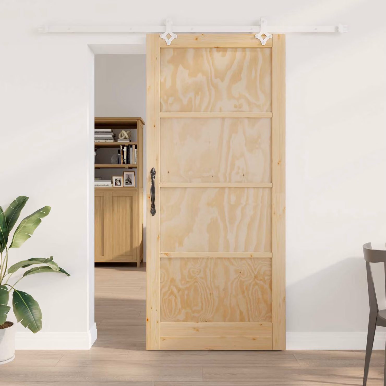 vidaXL Porta scorrevole 93 x 211 cm Legno ingegnerizzato