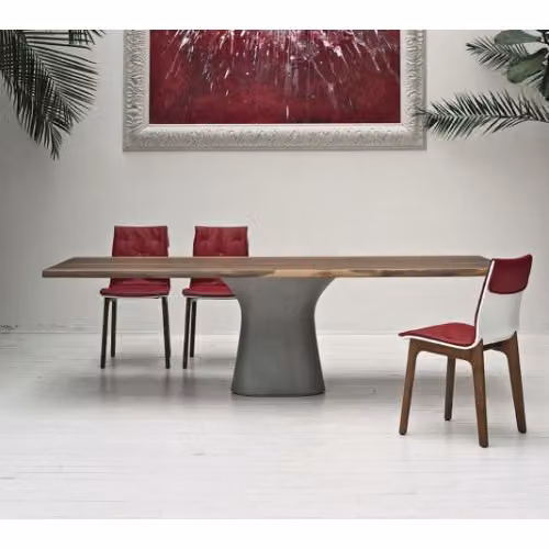 Tavolo Podium fisso base cemento piano rettangolare Bontempi Casa