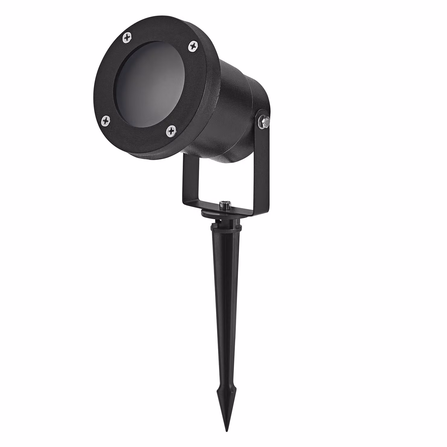 LEDVANCE ENDURA HYBRID NAUT SPIKE luce per esterni, luce ibrida, 2W, 100lm, colore della luce bianco caldo, temperatura di colore 3.000K, nero, plastica, classe di protezione IP44 e IP67, funzionamento solare e a rete