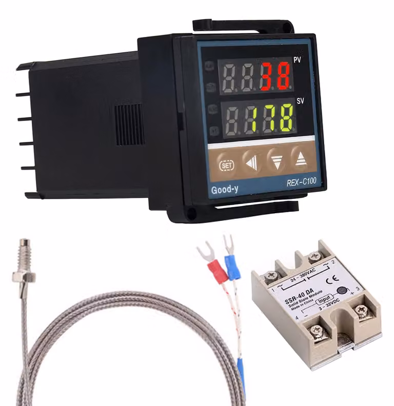 Termostato intelligente con controllo PID digitale e relè SSR da 40A