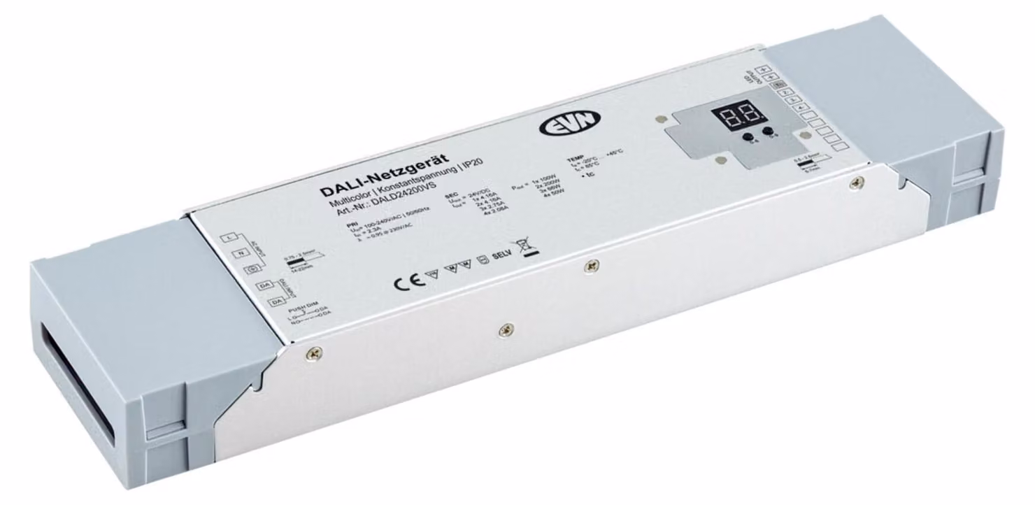 Controllo DALI LED 4x2,08A 24VDC 4x50W - Controller per apparecchi DALD24200VS