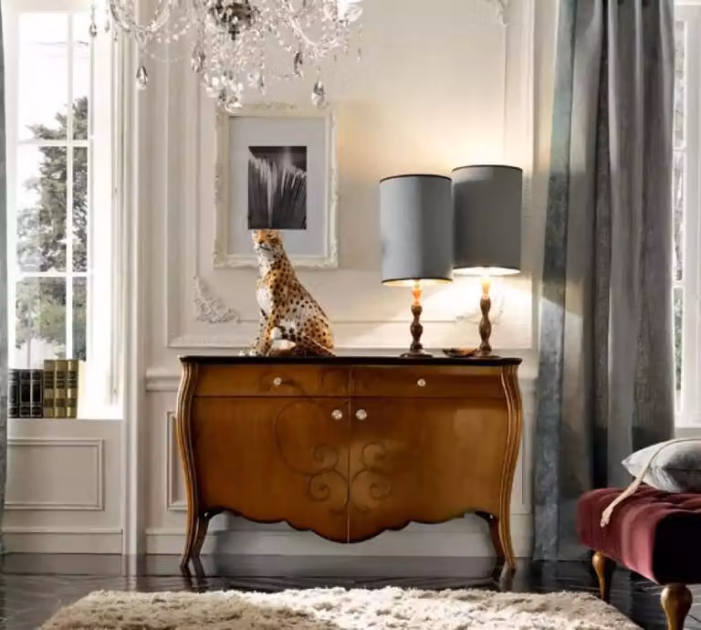 Sideboard Braun Holz Kommoden Italienische Möbel Einrichtung Schränke