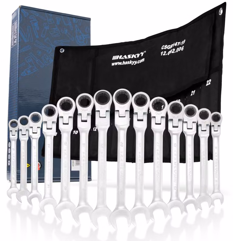 Set di chiavi a bussola Ratel, 14 pezzi - da 8 a 22 mm, set di chiavi professionali