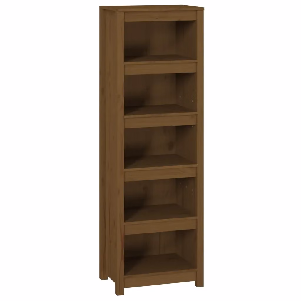 Libreria Design Mania in legno massello di pino marrone ambra, L 50 cm x P 35 cm x H 154 cm – 2