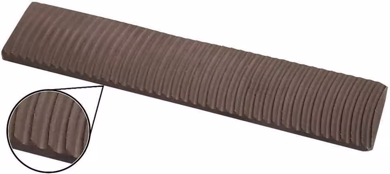 Filo in acciaio, 120x25x4 mm, 10 filetti per pollice, per lavori di precisione