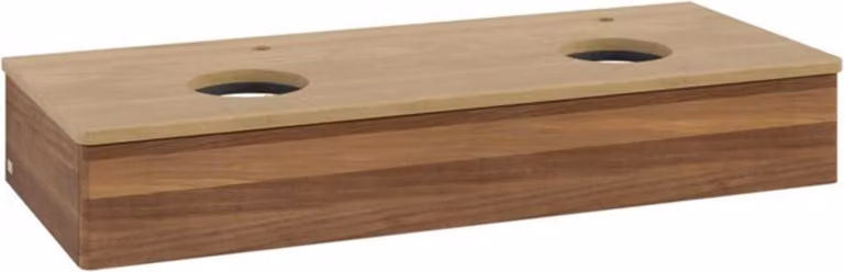 V&B Mobiletto senza struttura frontale, con illuminazione Antao 120x19x50cm, HL, WBP hon. Oa, w. wal