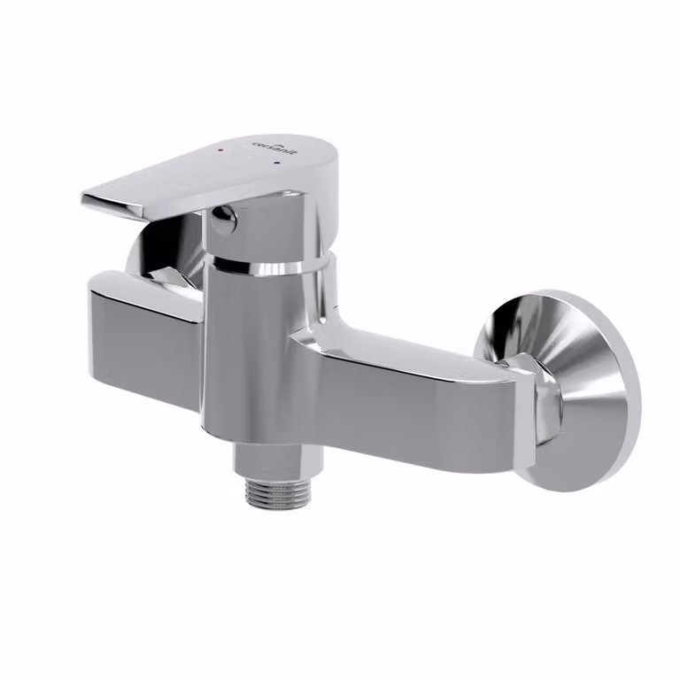Miscelatore per doccia VERO monocomando, montaggio a parete, senza interruttore, CHROM (S951-028)