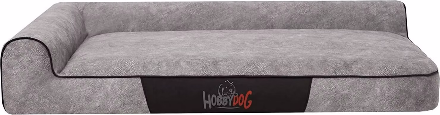 Cuscino per cani Cuscino per cani Letto per animali domestici Letto per gatti Cestino per cani Posto letto - Migliore - 80 x 53 x 18 cm [dimensioni: L] - Cenere