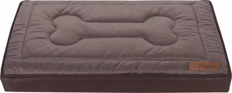 Letto ortopedico per cani, materasso per cani, Welsti brown bone XL 130x90 antiscivolo