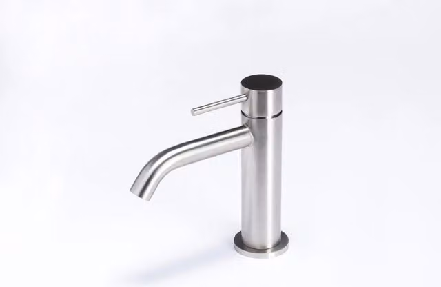 Rubinetto Miscelatore Monocomando Lavabo Satinato Tevere