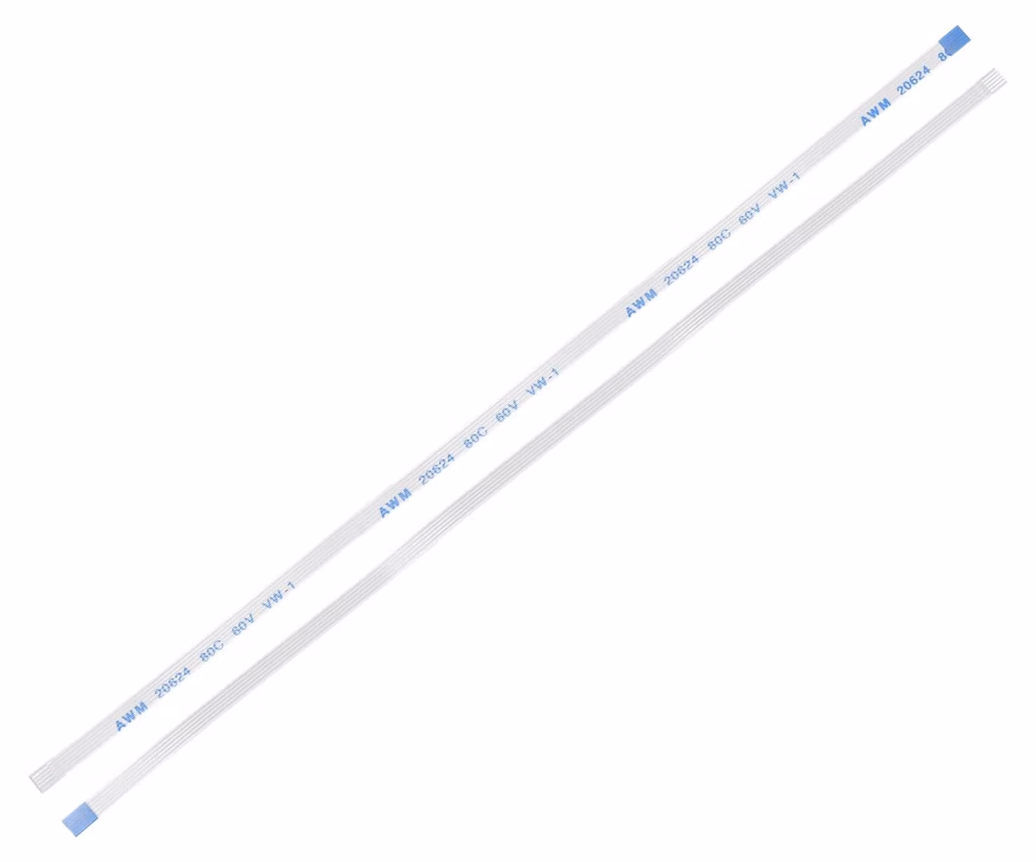 Confezione da 20 cavi piatti FFC/FPC, 5 poli, sezione 0,5 mm, lunghezza 300 mm, tipo B