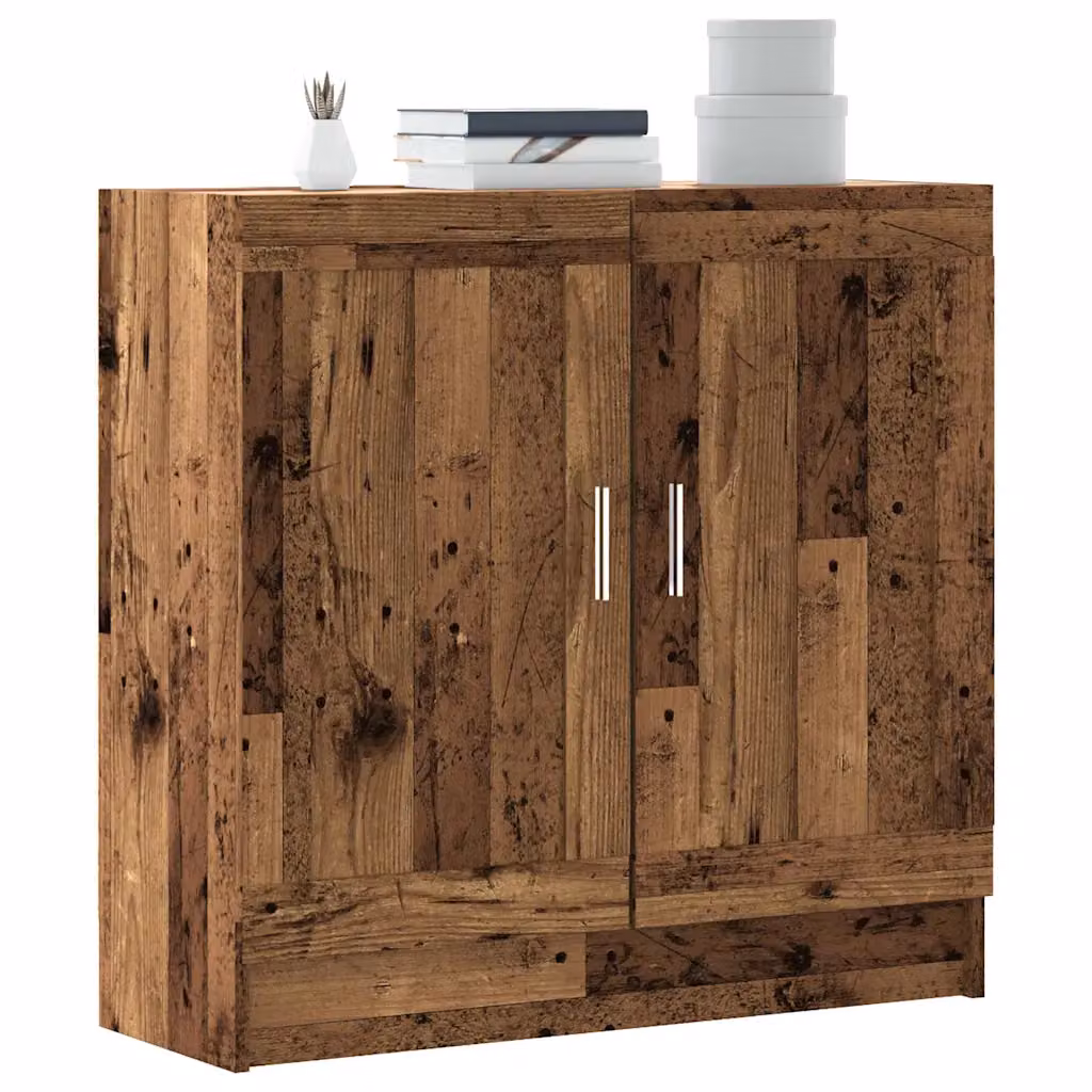 Libreria vidaXL in stile classico color marrone in MDF, L 82,5 cm x P 30,5 cm x H 80 cm