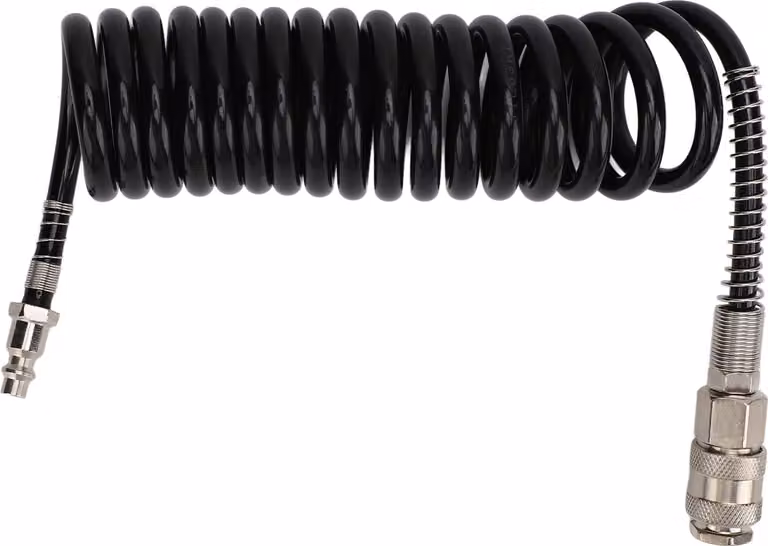 Tubo di prolunga per aria di 3 metri, nero, rinforzato e resistente all'abrasione, per dispositivi gonfiabili, dotato di limitatore di flessione, compatibile con compressori