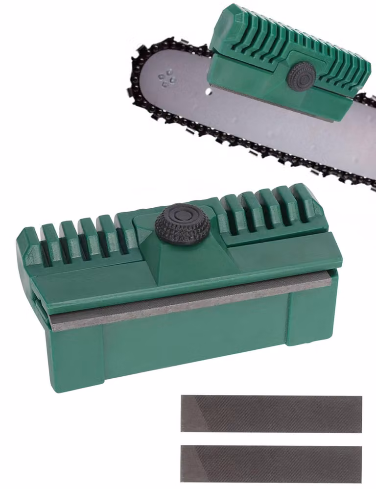 Guida per barra catena, kit di riparazione con lima, per catene di motosega