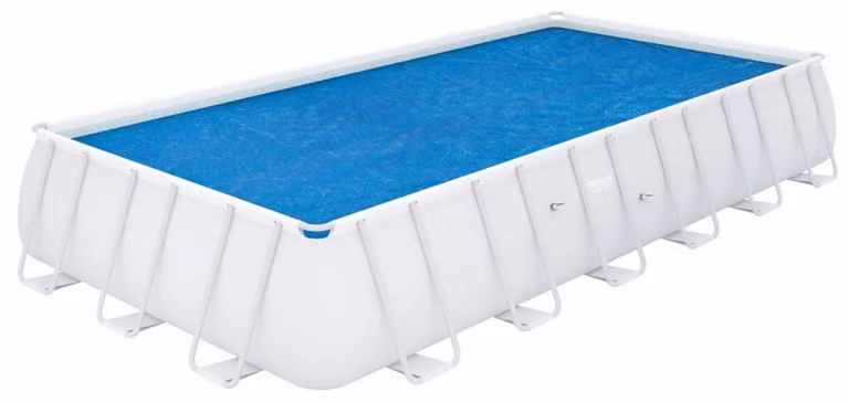 Copertura solare rettangolare per piscine fuori terra da 6,4 metri e 7,3 metri