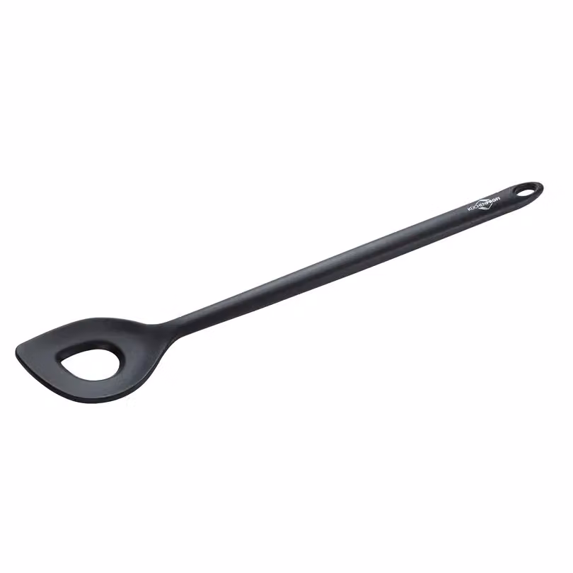 Cucchiaio a punta in silicone linea Trend Nero