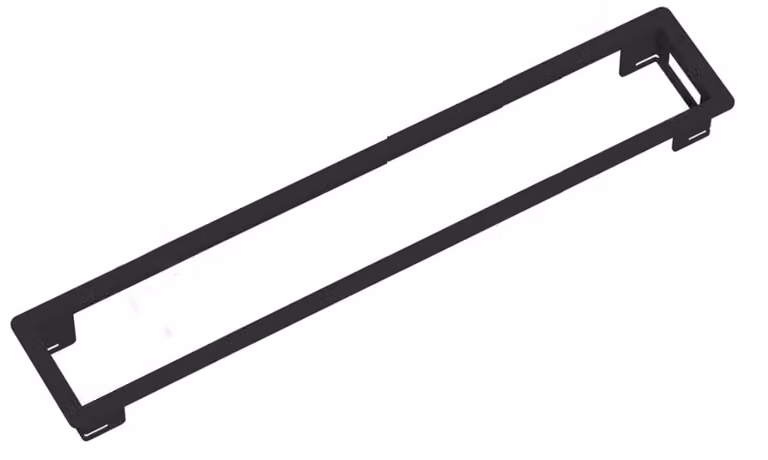 BACHMANN POWER FRAME Einbaurahmen Large 6-fach, schwarz