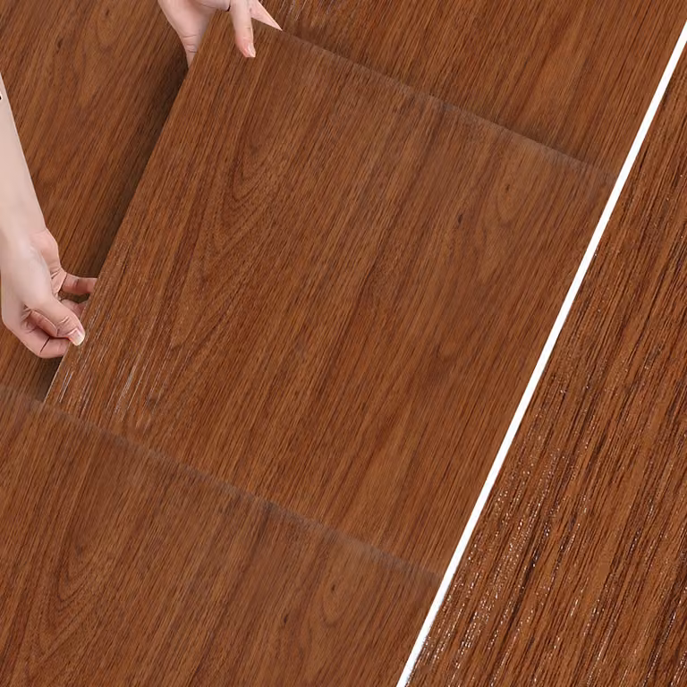 Pavimento in PVC Jopassy - Piastrelle autoadesive - Effetto cemento - 30 cm x 30 cm x 1,5 mm - Spessore 1,5 mm - Colore legno - circa 4m² / 44 piastrelle