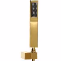 Set doccia economico - Miscelatore termostatico color oro - Rubinetteria da bagno - Soffione a pioggia - Con regolazione termostatica - Soffione - Miscelatore a braccio - Set doccia - Set doccia con miscelatore termostatico