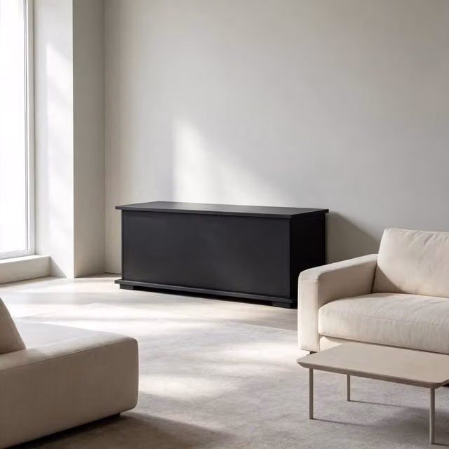 Panca contenitore con coperchio ribaltabile e scomparto interno in truciolare nero 100 × 40 × 40 cm