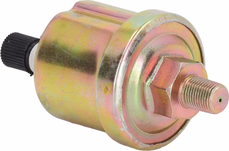 Sensore di pressione dell'olio Sensore di pressione dell'olio del generatore stabile in lega di alluminio per VDO 1/8 NPT 0?10Bar Finitura lucida Doppia Testa