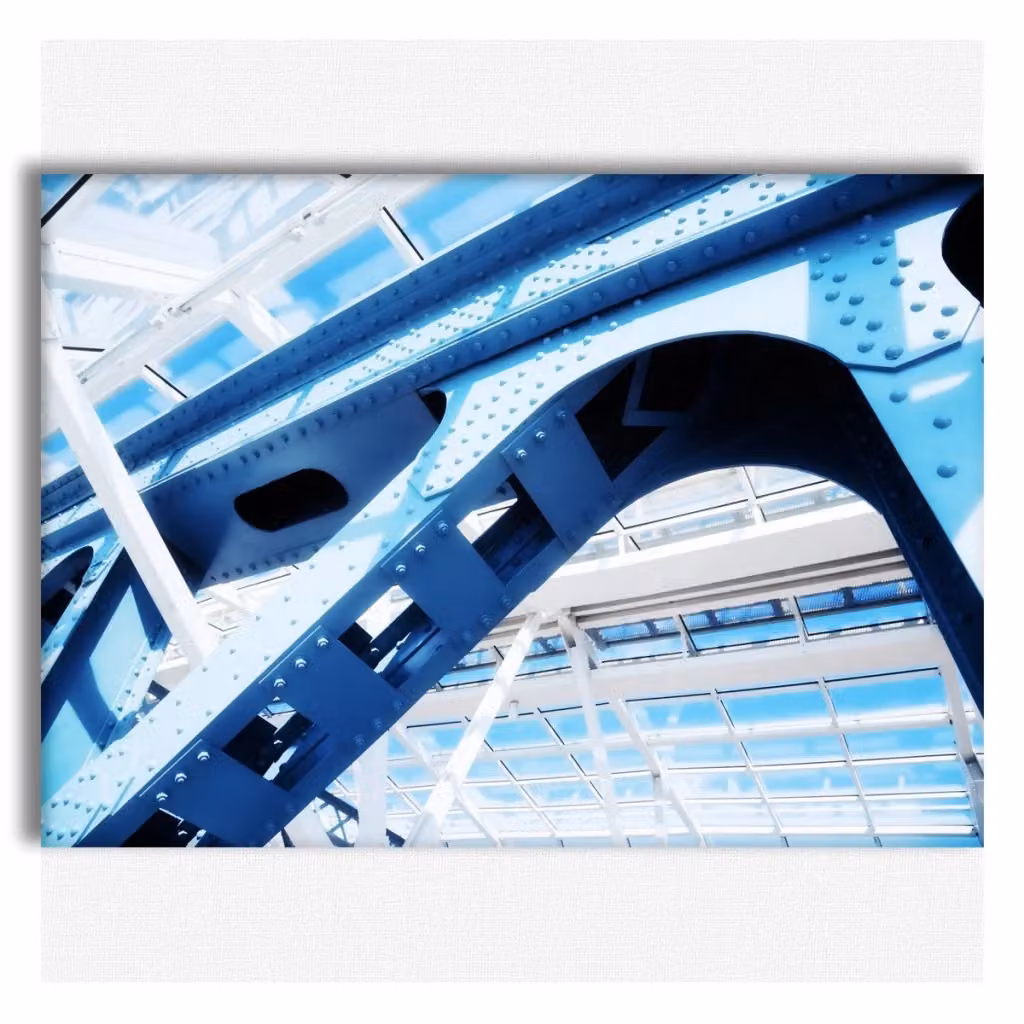 Quadro Canvas Astratto Moderno Signorbit con Telaio in Legno, Colore Blu, L: 140 cm x H: 100 cm – 2