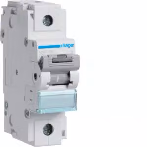 Interruttore magnetotermico unipolare, 15 kA, curva C, 80 A, 1,5 moduli