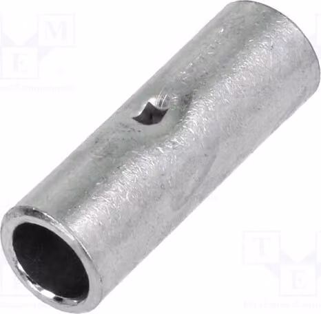 5 connettori a crimpare: morsetti a compressione in rame non isolati, sezione 25 mm², stagnati, modello BM 01660, tipo "bootlace"