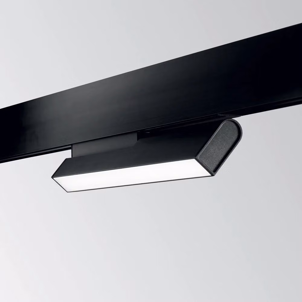 Sistema Magnetico Flessibile Eglo Ego in Alluminio Nero con 1 Luce LED da 7W 3000K Warm White, Connettibile – 2