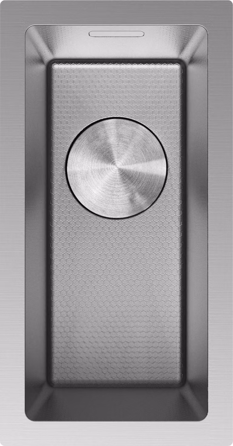 Mexen Trixo lavello in acciaio inox 1 vasca 230 x 440 mm, inox HC - 6411221000-01HC