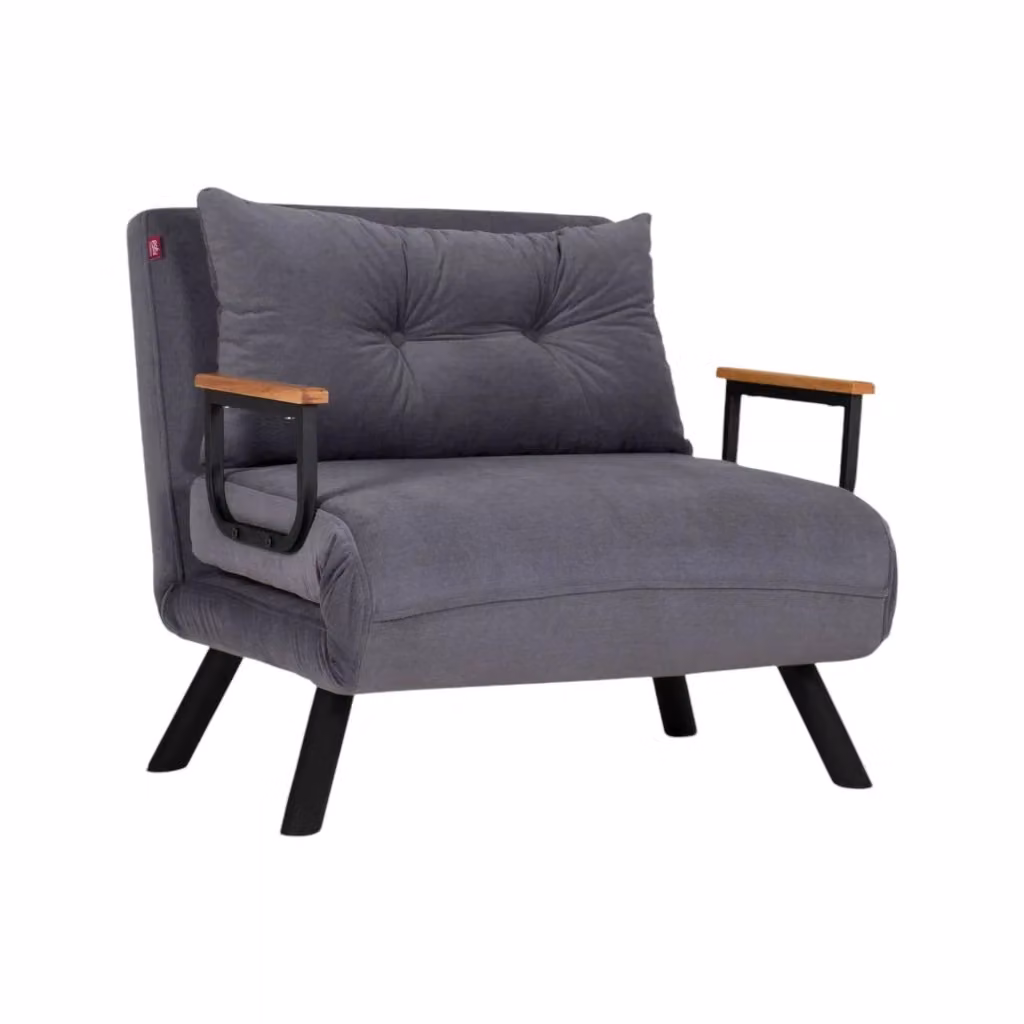 Poltroncina Reclinabile Keoni DMORA Grigio L: 60 cm, P: 78 cm, H: 78 cm – 2
