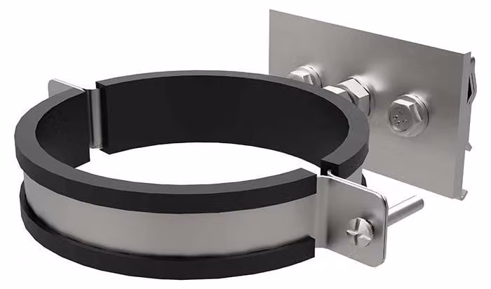 Supporto per tubo di scarico Alcadrain AS-P004, diametro DN110, compatibile con il sistema Alcasystem