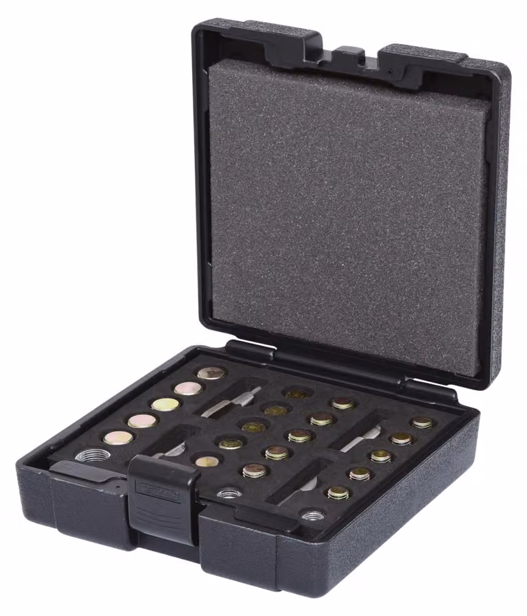 KS Tools MASTER Kit di riparazione della filettatura della coppa dell'olio, 64 pezzi.