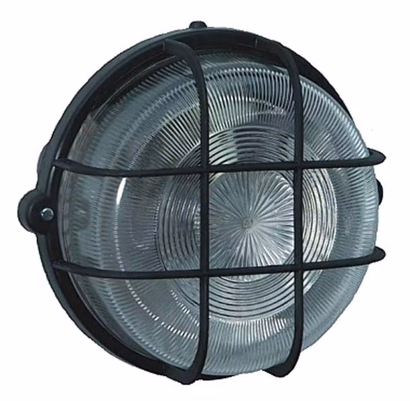 Lampada rotonda Brennenstuhl Color IP44 100 W nera, 1270700