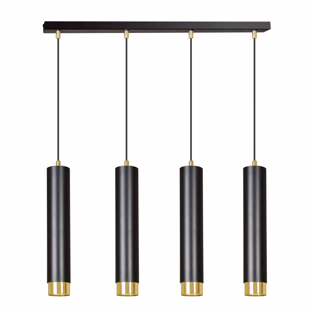 Lampadario Emibig 4xGU10 30W KIBO 4 BL/GOLD 644/4