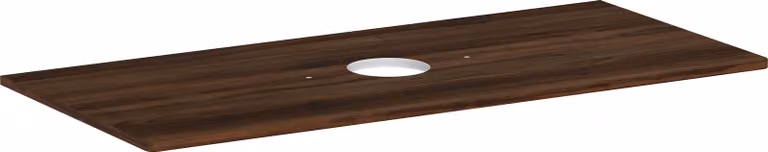 hansgrohe Xelu Q Console avec découpe au centre, 1180x550, pour vasque à poser, sans trou pour robinet, 54115630, 54115630