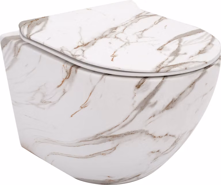 WC sospeso WC sospeso + sedile WC Soft Close Marmo