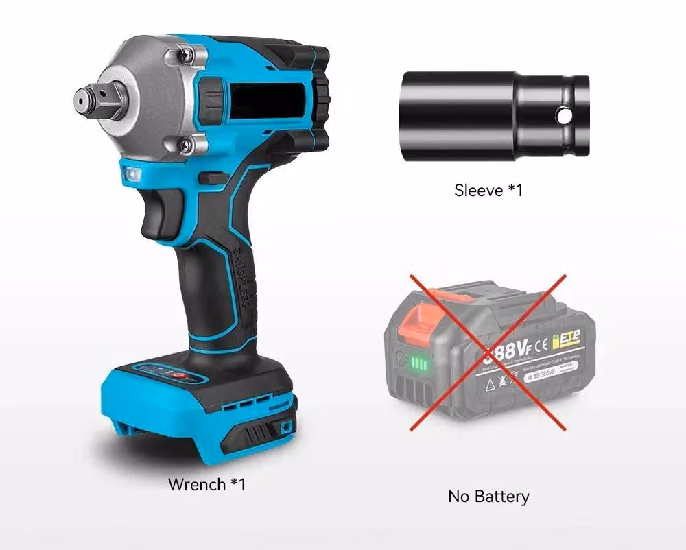 Chiave a percussione - Avvitatore a percussione - Trapano avvitatore a percussione - Elettrico - Brushless - 1000 Nm - 20V - 1/2 pollice