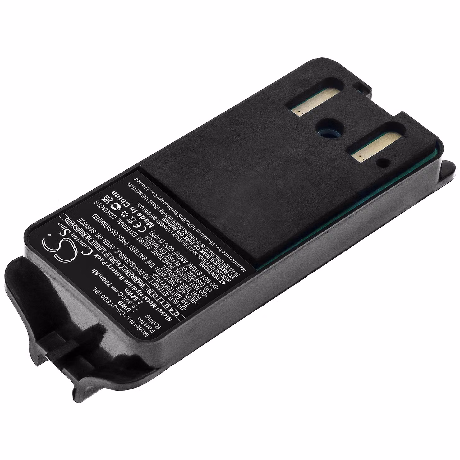 TECHTEK Batteria compatibile con [JAY] A001, Remote Control ECU, Remote Industrial HF Standard sostituisce UWB