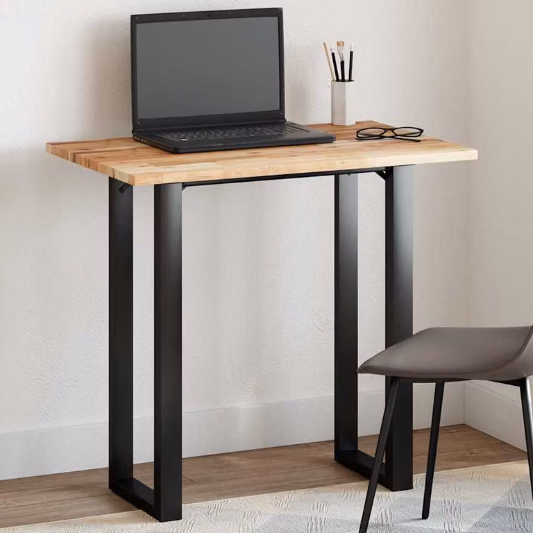 Piano Tavolo Rettangolare in Legno di Acacia Marrone vidaXL L: 100 cm, P: 50 cm, H: 2 cm