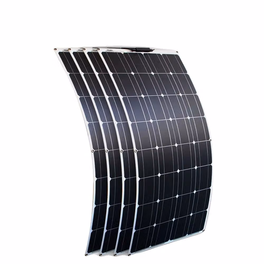 Pannello solare flessibile 100W, alta efficienza, design leggero, modulo solare 400w