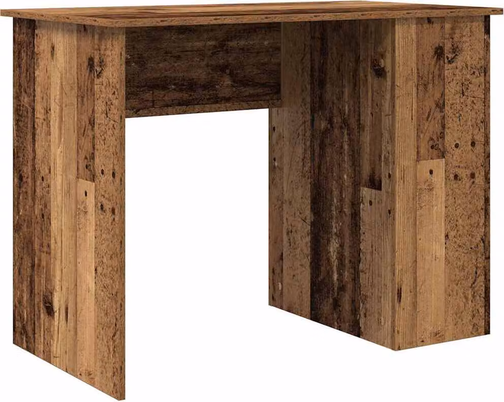 Scrivania Legno Antico 100x55x75 cm in Legno Multistrato